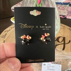 New Kate Spade Minnie Mouse Earrings